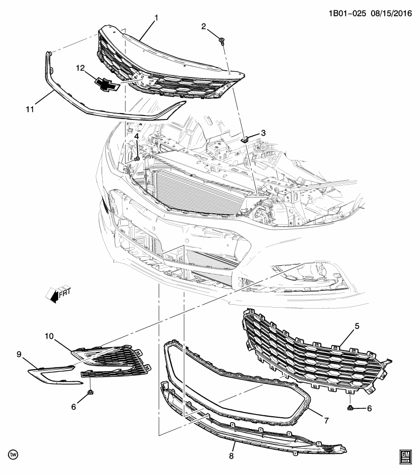 GM 84092782 Bezel, Capsule/Headlamp/Fog Lamp