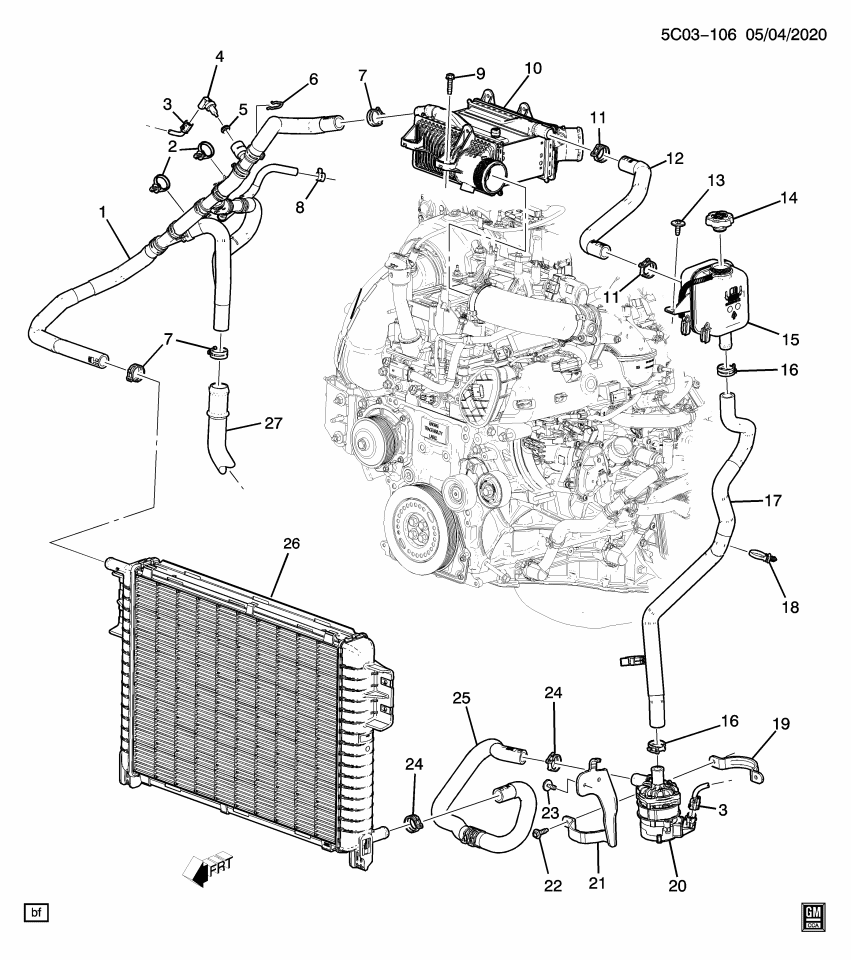 GM 84839369 Hose, Fuel Line