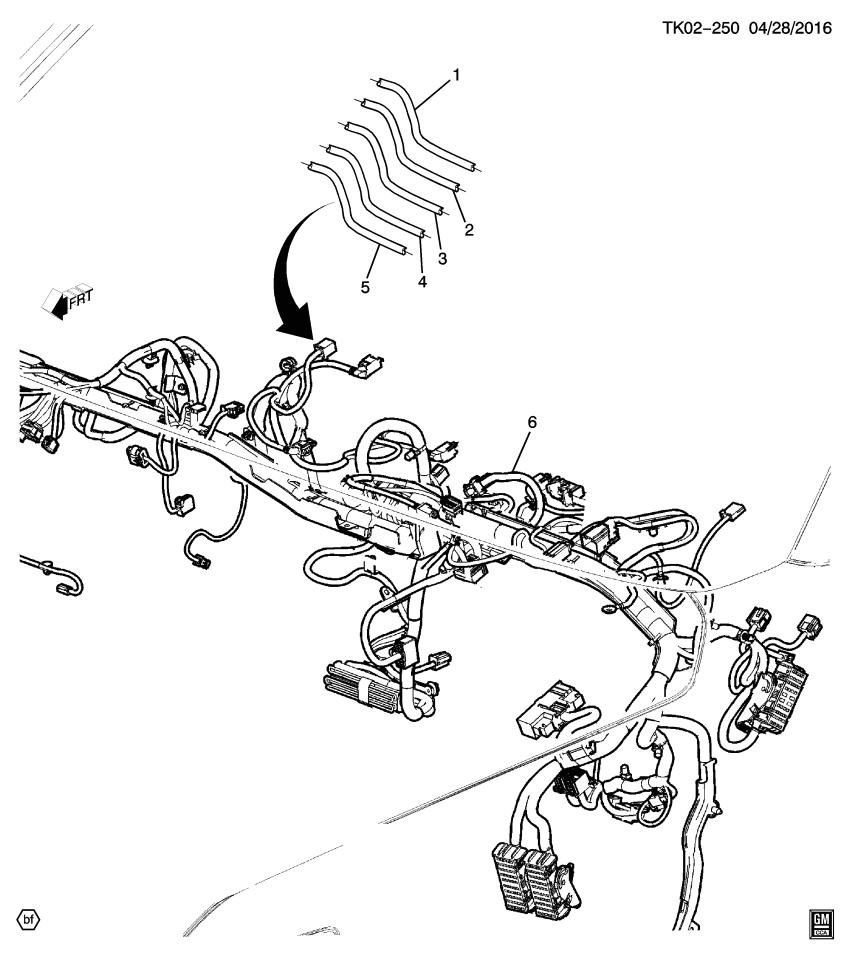 GM 84282238 Cable, Radio Antenna