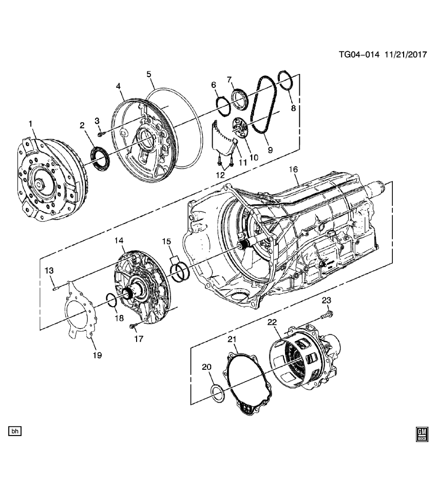 GM 24289624 Case, Transmission Case