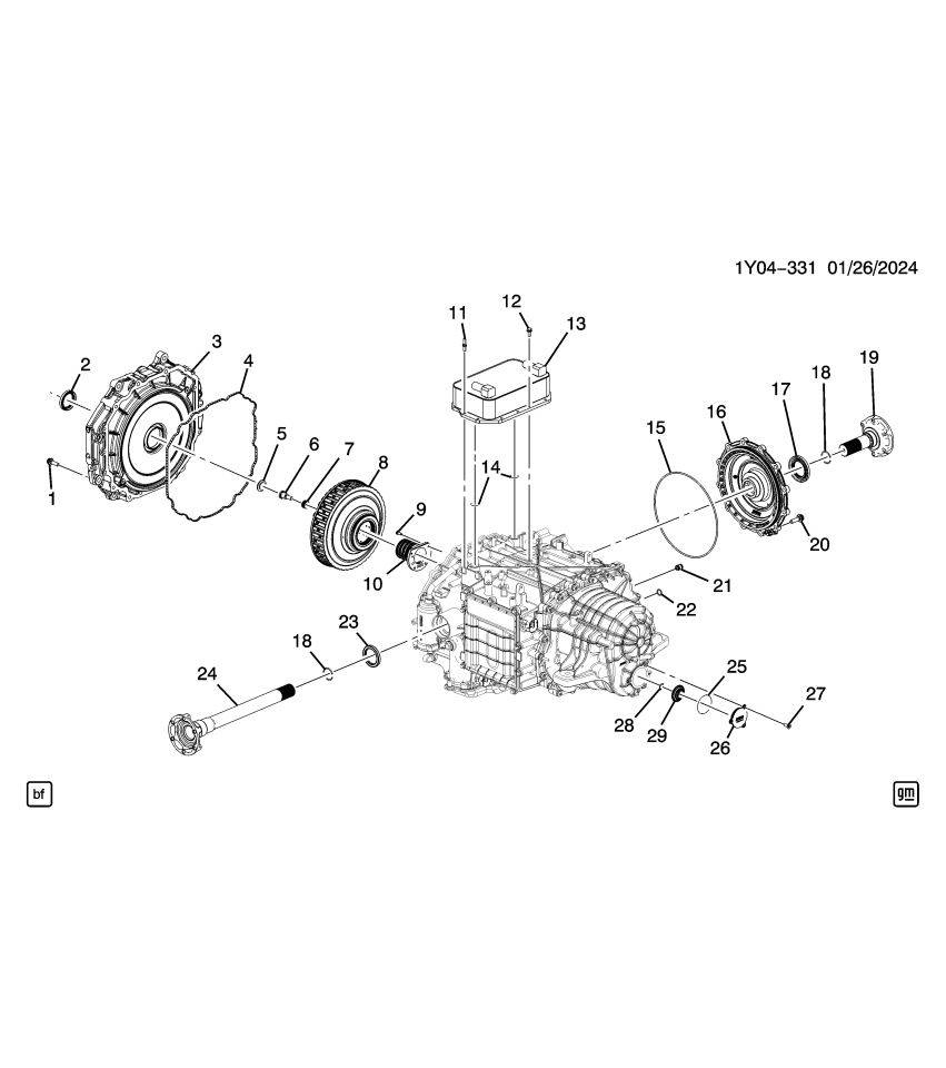 GM 24299364 Spring, Transmission Clutch