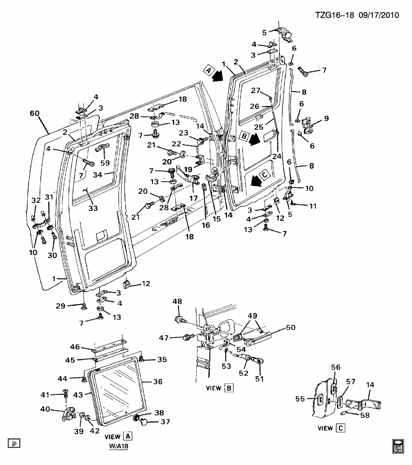 GM 3996022 Pin, Door Check