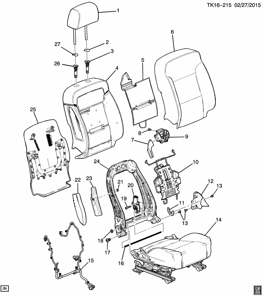 GM 84017498 Harness, Chassis Wiring, Front
