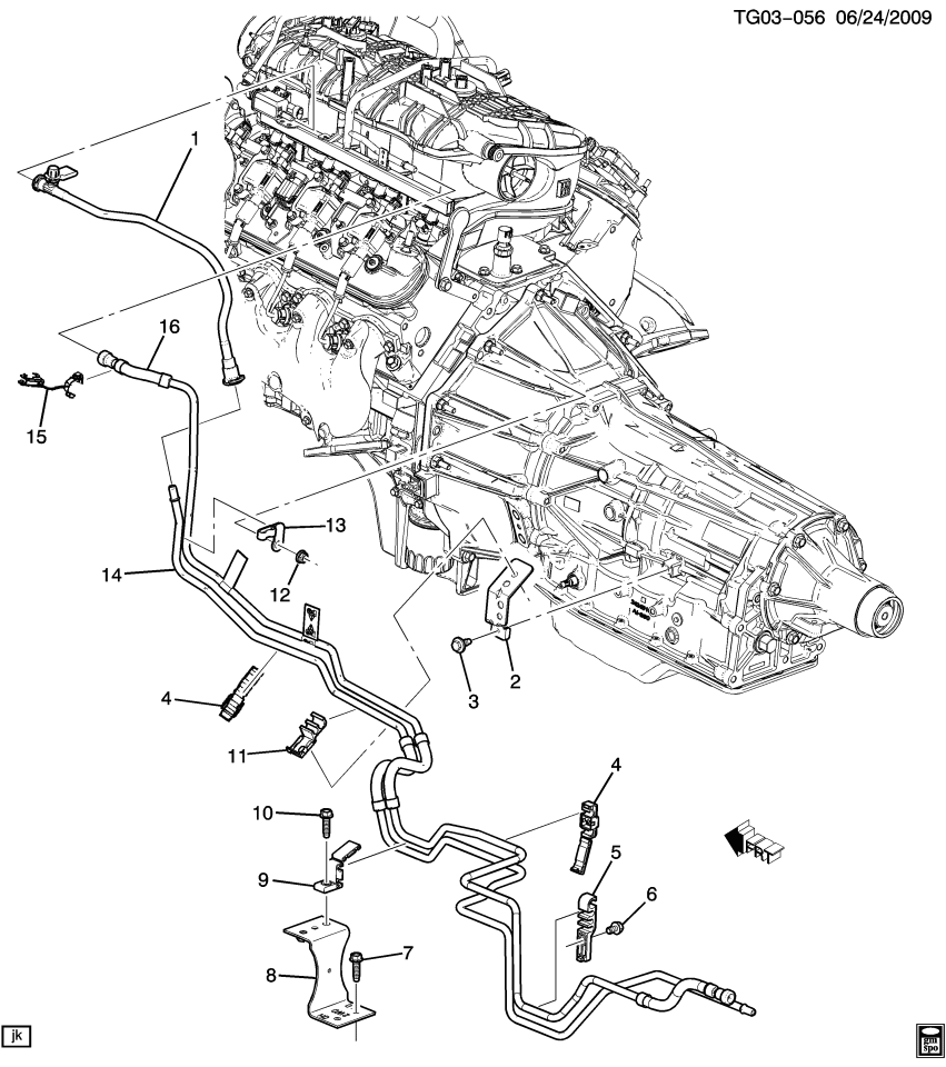 GM 23402935 Pipe, Early Fuel Evaporation, Front