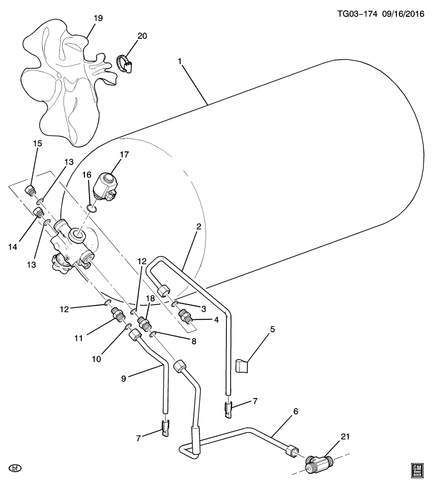 GM 19331596 Seal, Evaporation Emission System(Fuel Tank End)