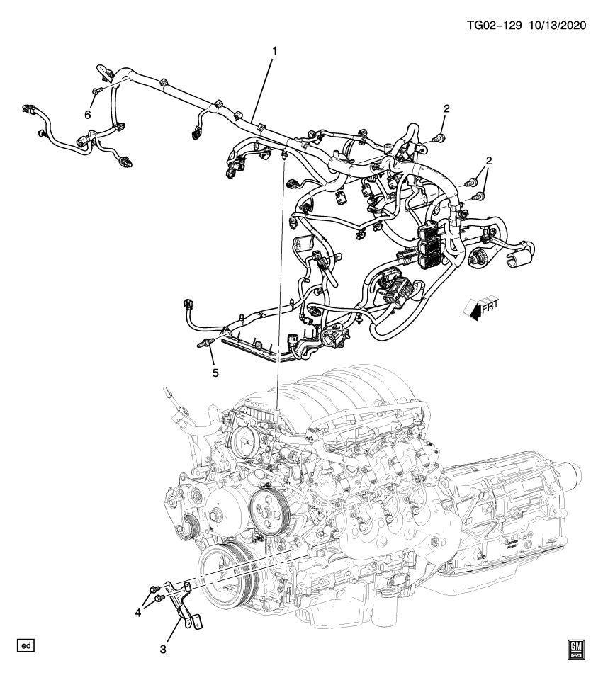 GM 84911909 Harness, Engine Wiring