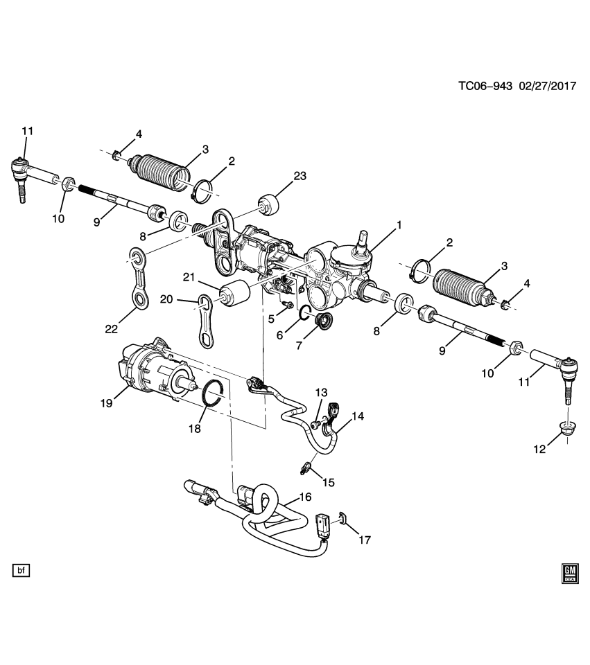 GM 19420215 Motor Kit, Power Steering
