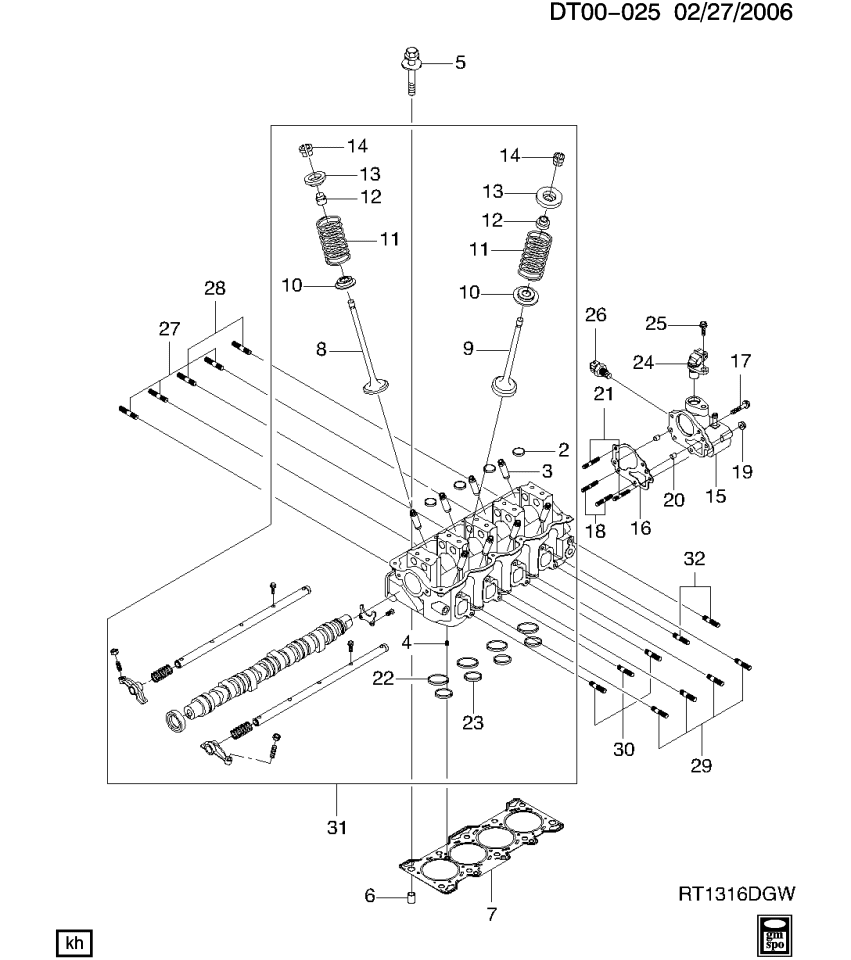 GM 94535940 Pin, Engine Cylinder Head