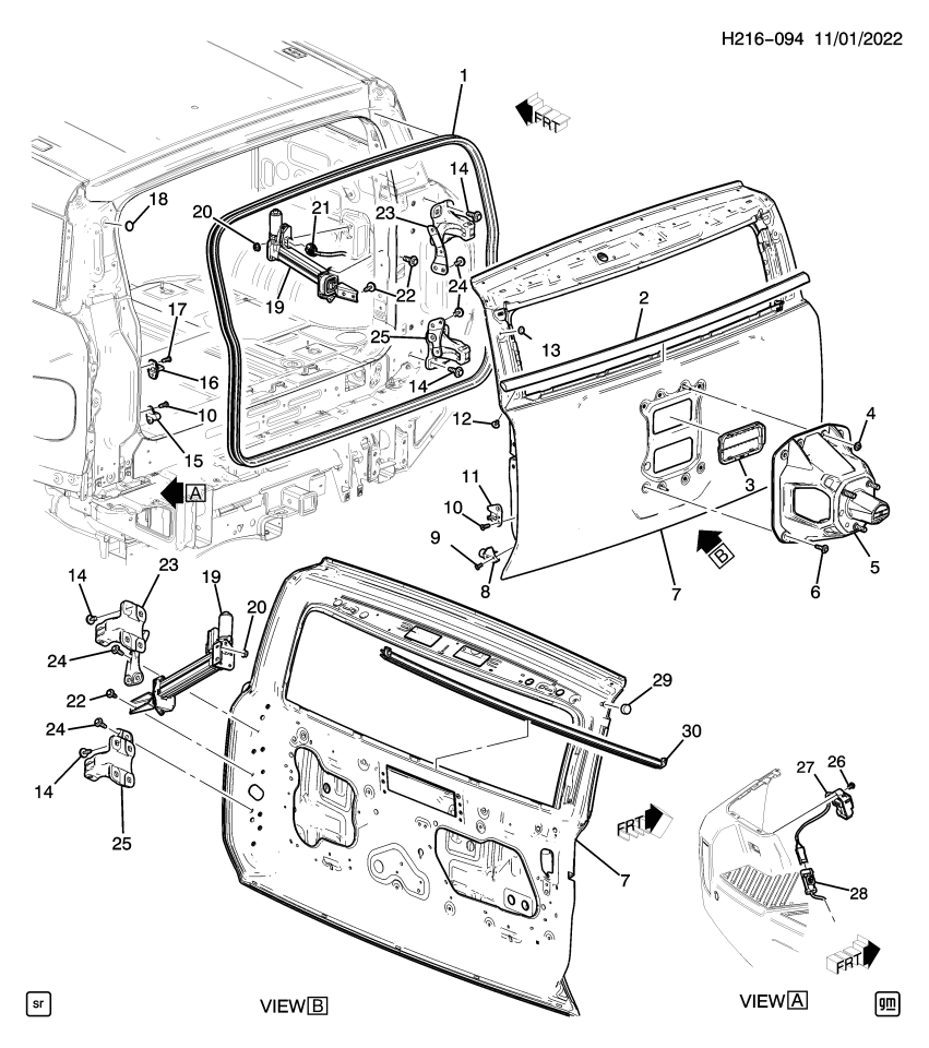 GM 85599137 Push Button, Door Lock