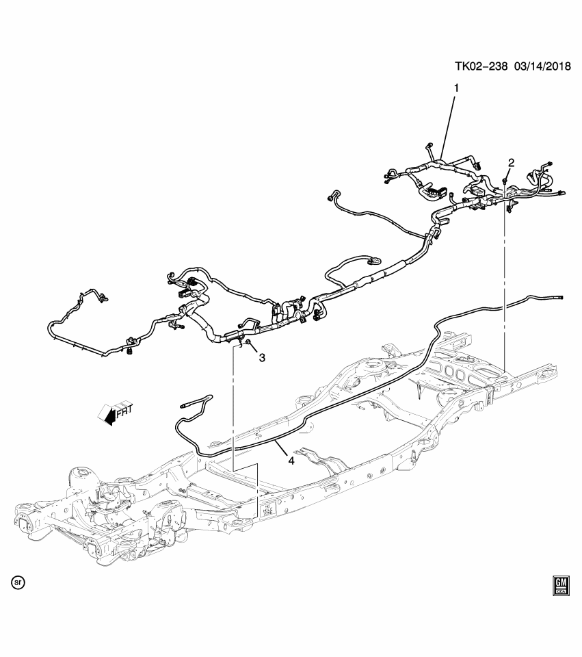GM 84028747 Harness, Chassis Wiring