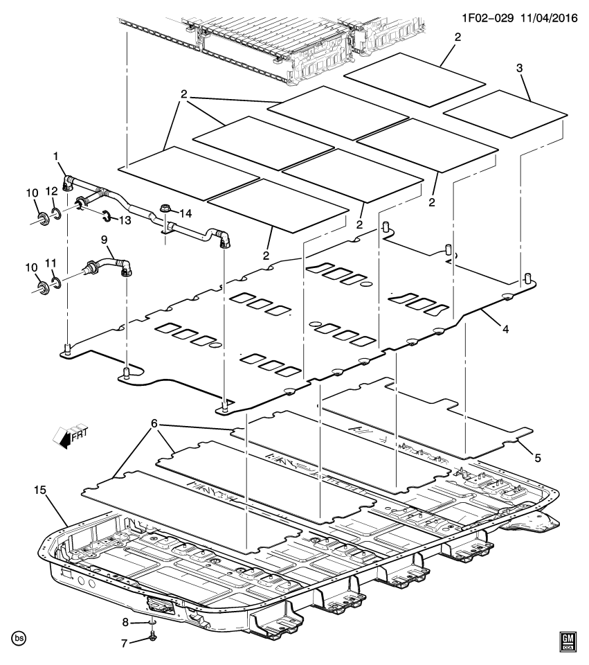 GM 24282830 Pad, Drive Motor Battery