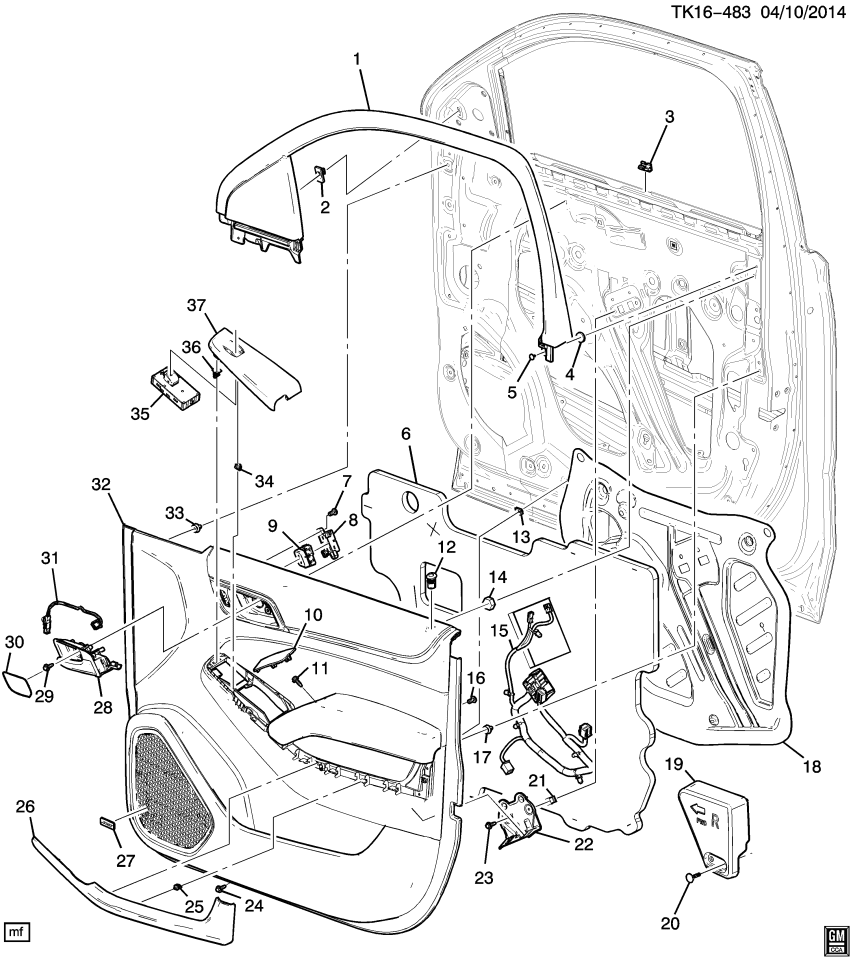 GM 84012164 Harness, Chassis Wiring