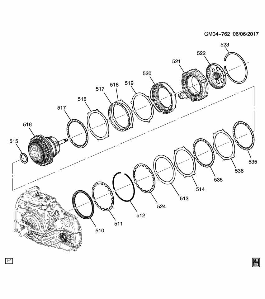 GM 24286806 Plate, Transmission Clutch