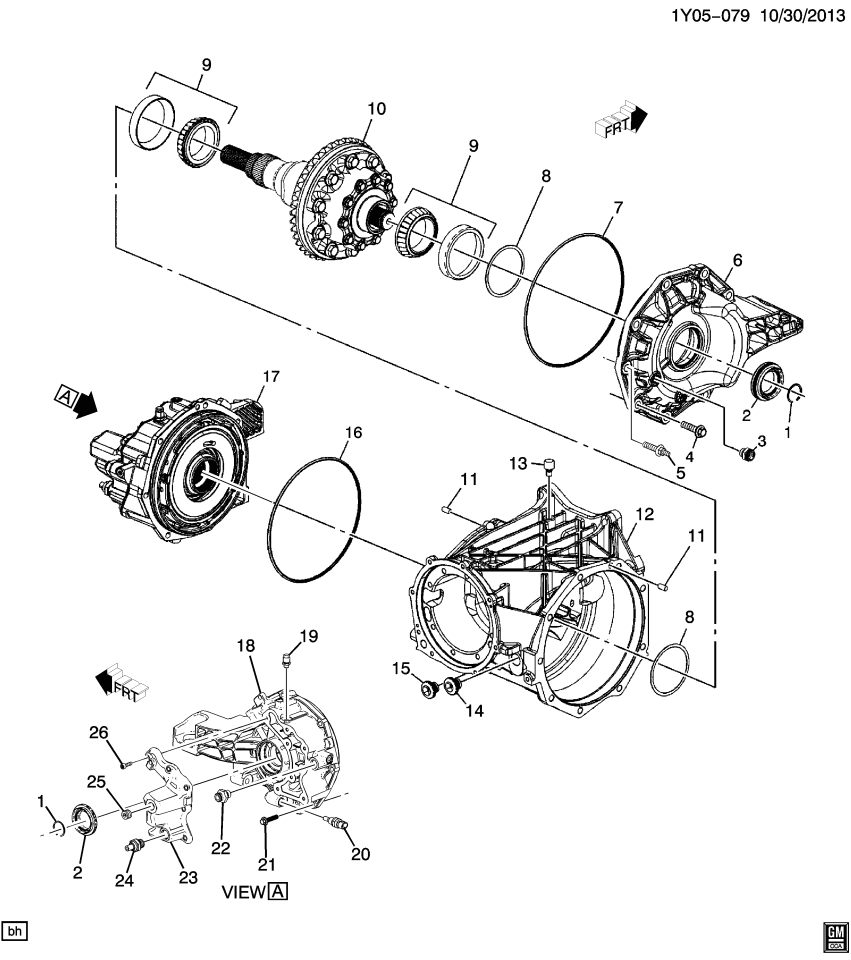 GM 23398960 Clutch, Differential Clutch, Rear