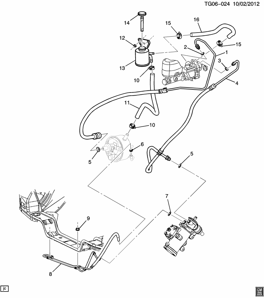 GM 84914238 Cooler, Power Steering Fluid