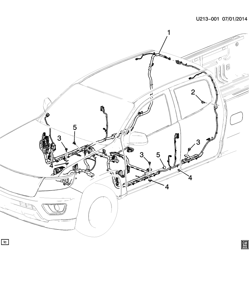 GM 84583747 Harness, Body Wiring