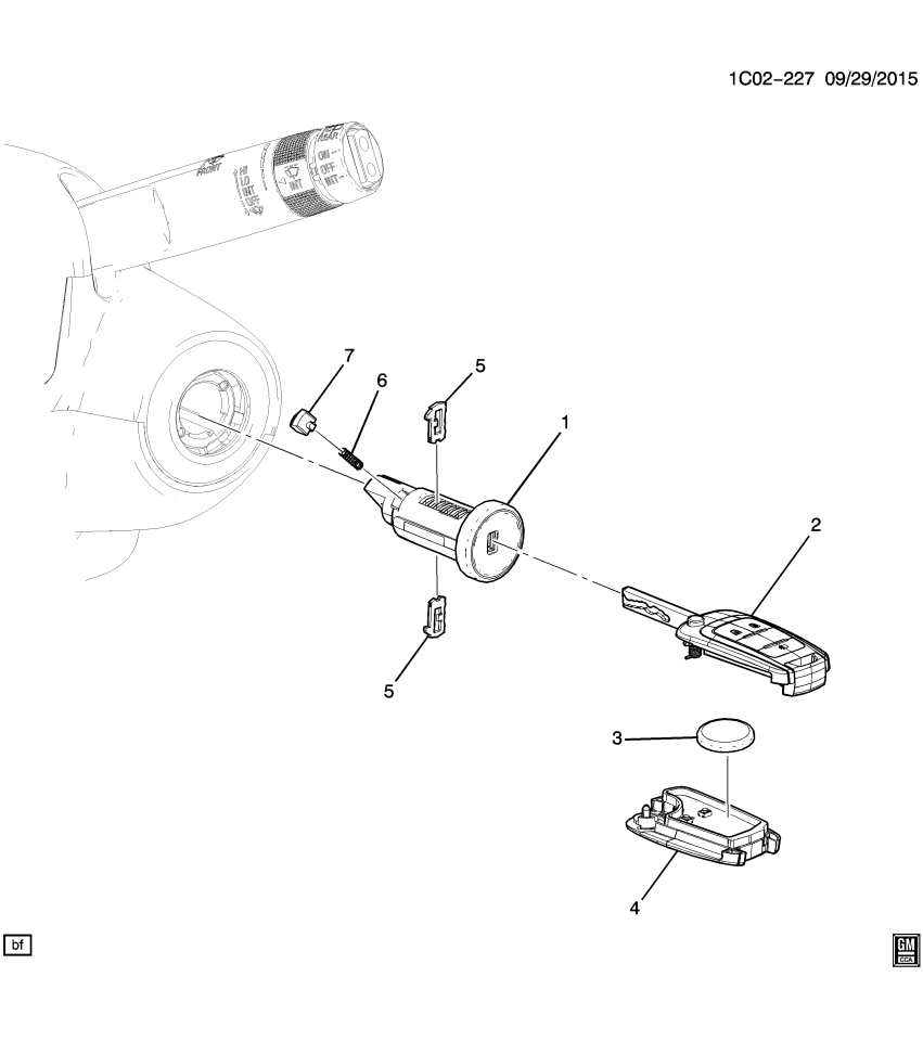 GM 13513027 Key, Ignition And Locks