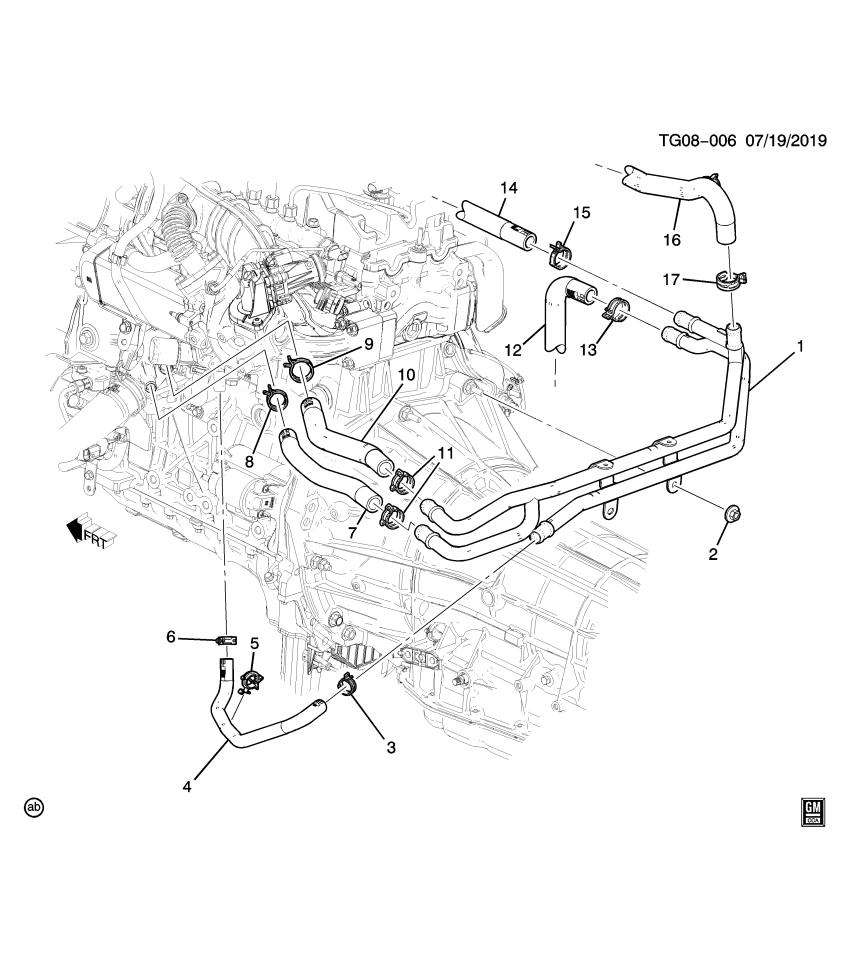 GM 84185759 Hose, Heater