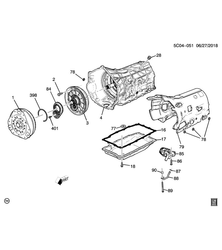 GM 24049879 Converter, Transmission Converter