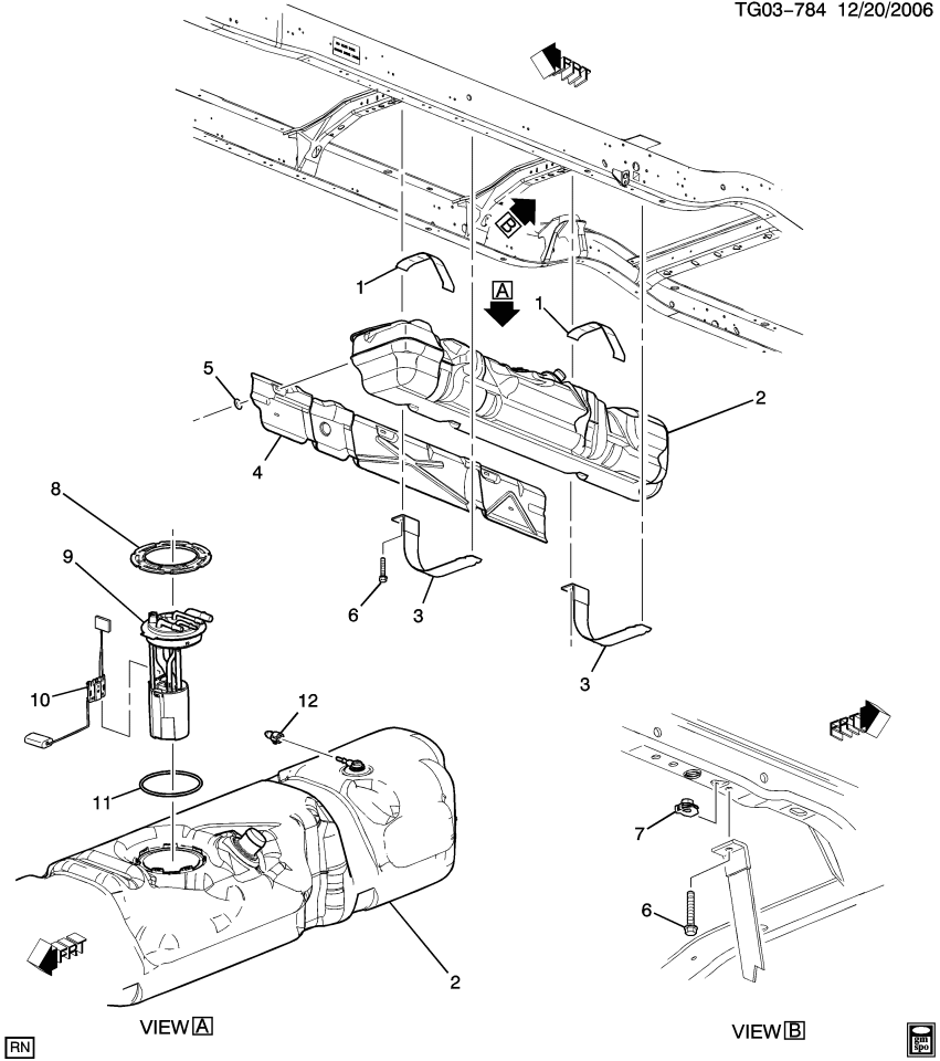 GM 25799264 Shield, Fuel Tank