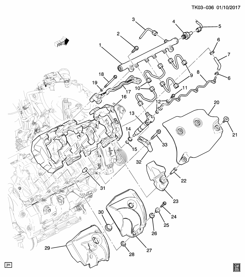 GM 12640542 Pin, Fuel Injection