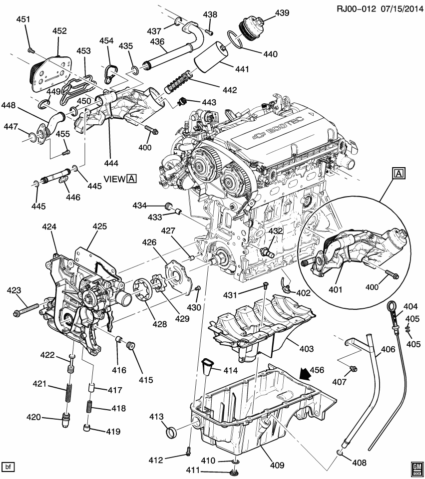 GM 25195813 Seal, Engine Oil Filter