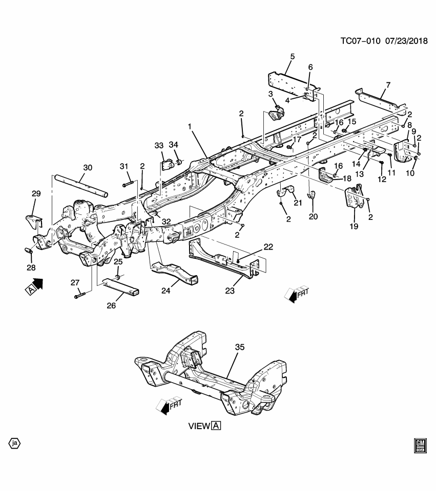 GM 20909402 Stop, Rear Spring