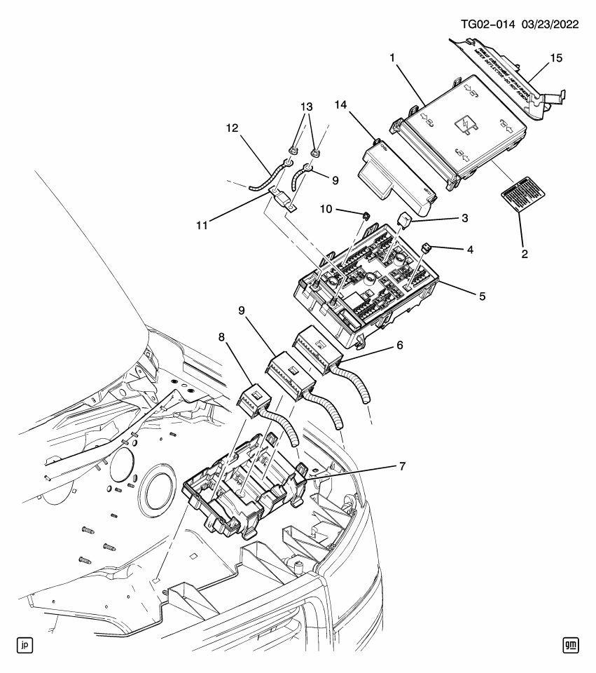 GM 84098782 Breaker, Main Wiring Junction And Fuse Block