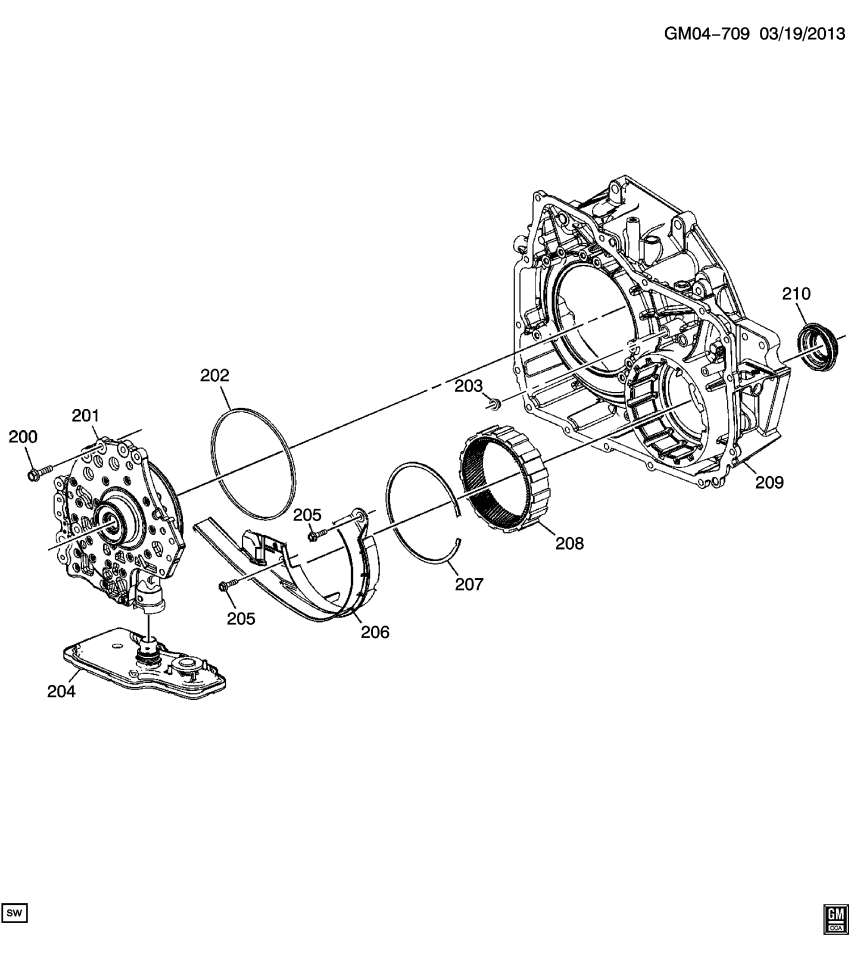 GM 24262953 Housing, Transmission Case