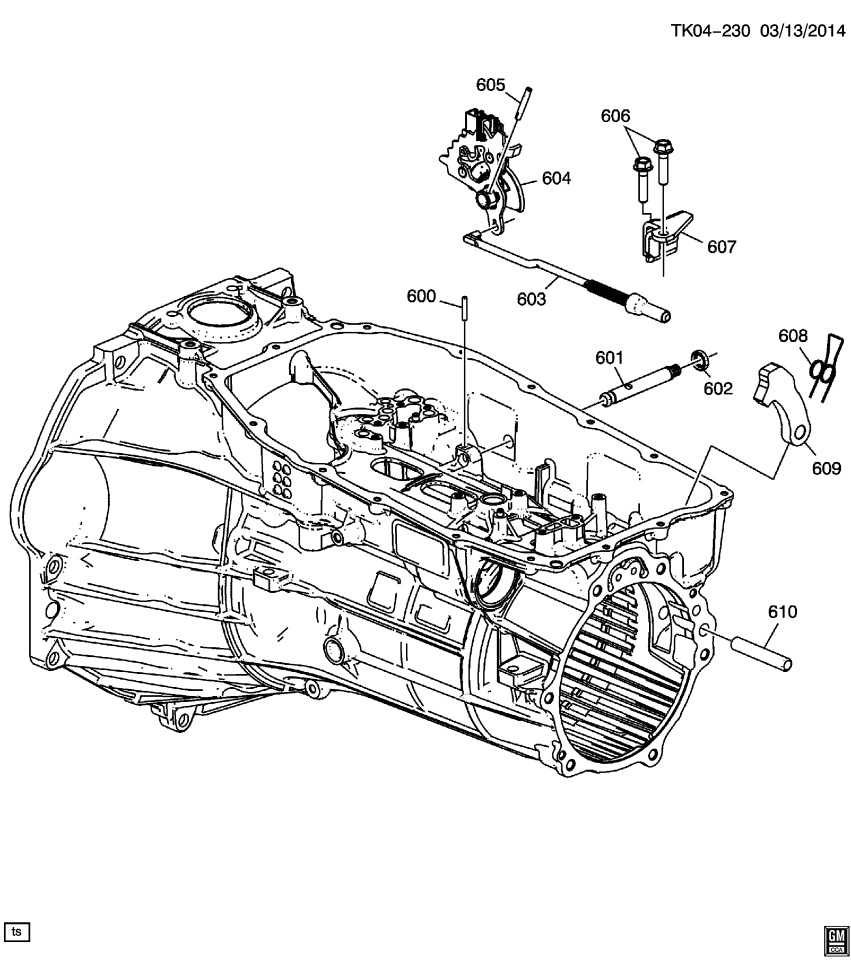 GM 24293387 Pawl, Transmission Parking Lock