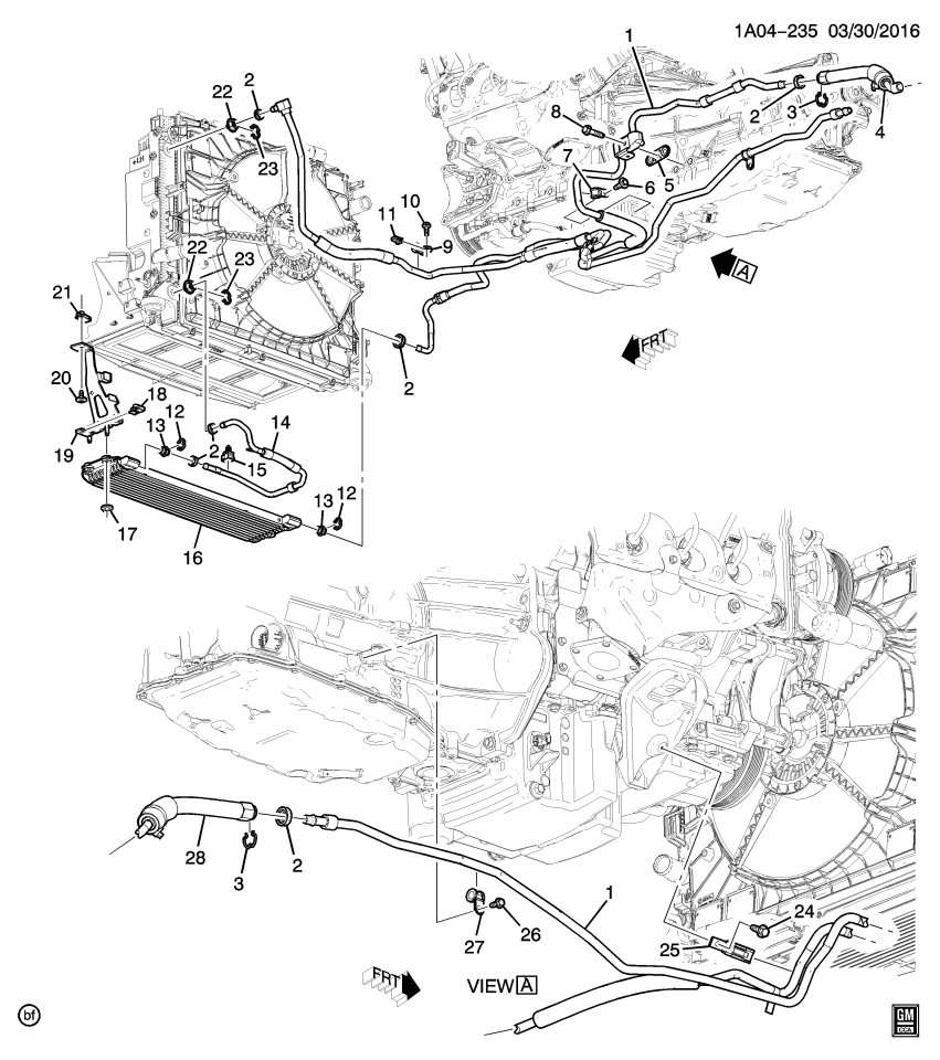 GM 84244046 Retainer, Transmission Oil Cooler