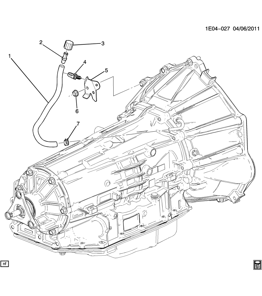 GM 24258489 Clip, Transmission Case
