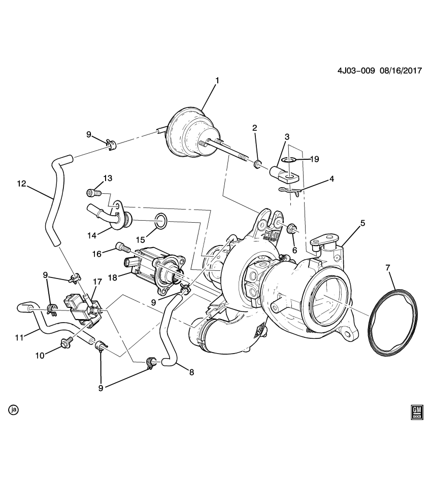 GM 12668294 Bolt, Turbocharger / Supercharger