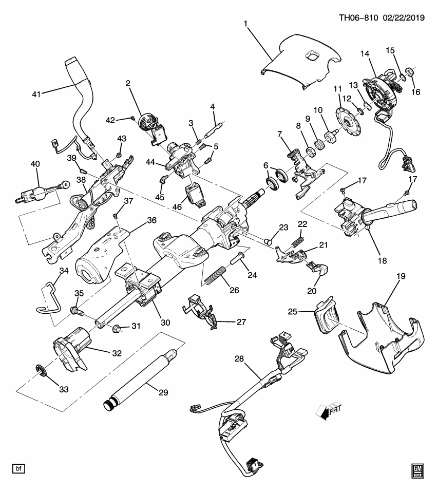 GM 22834660 Pin, Steering Shaft Lock(Anti - Theft)