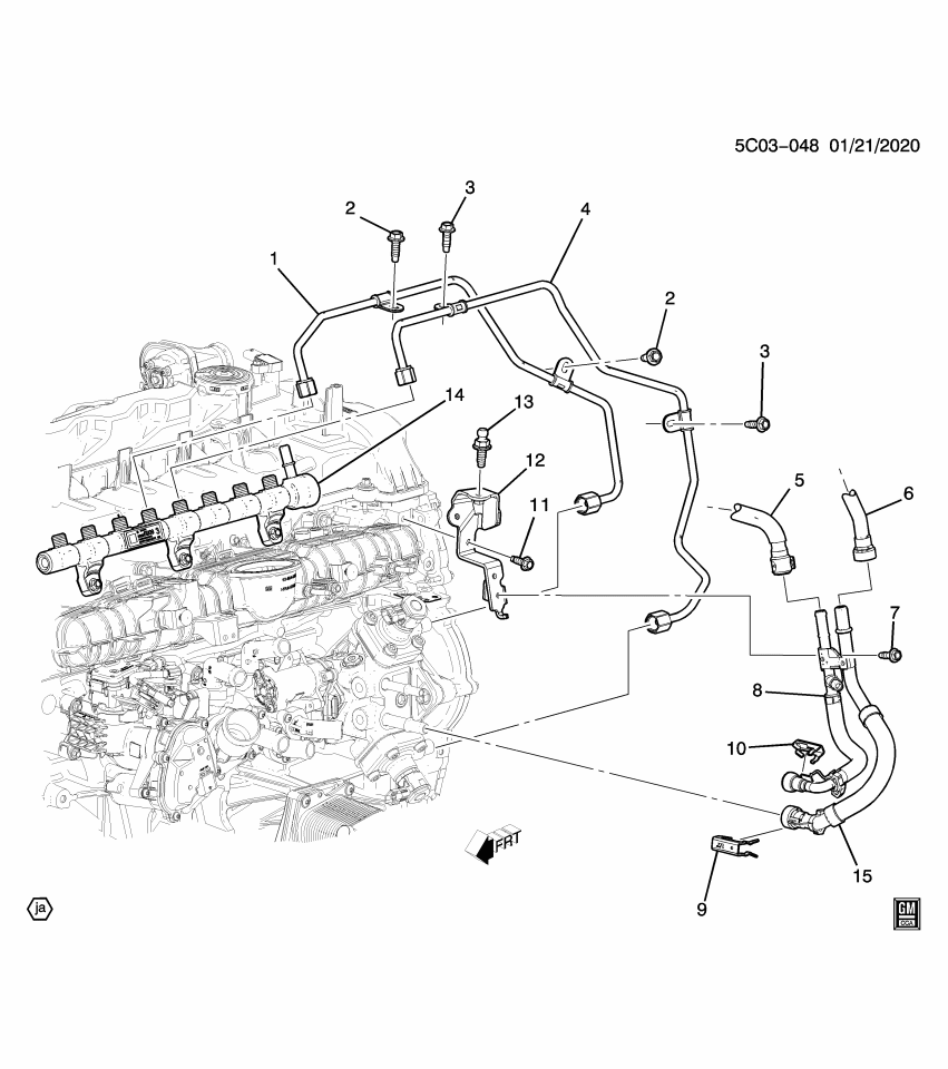 GM 55515929 Pipe, Fuel Line