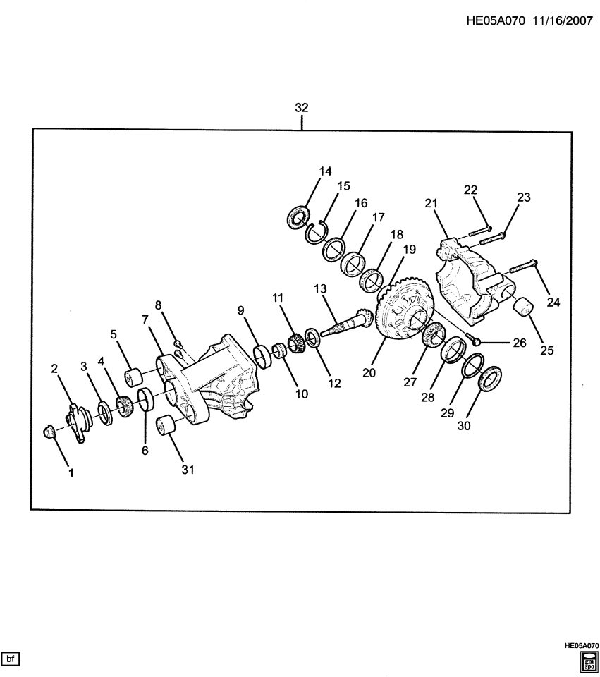 GM 92184899 Breather, Rear Axle