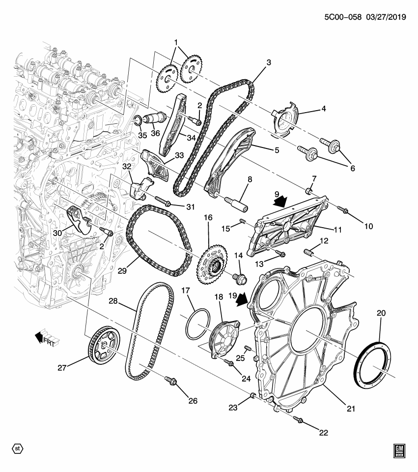 GM 55505985 Bolt, Engine Timing