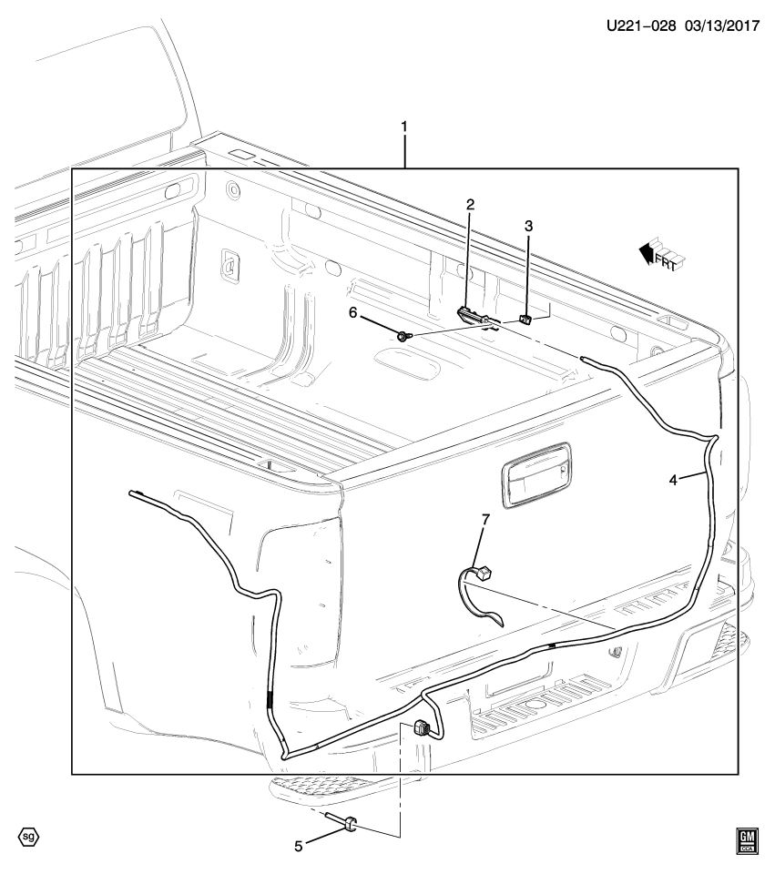 GM 84222689 Lamp Kit, Rear Compartment Lamp