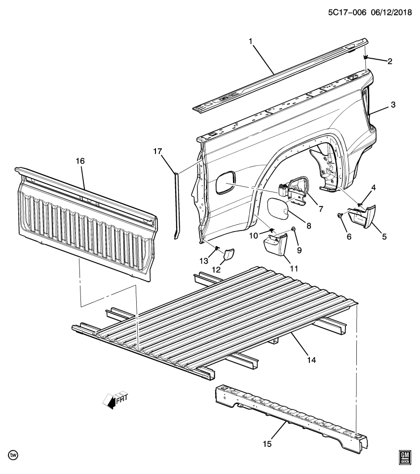 GM 85542833 Deflector, Rear Wheel Opening