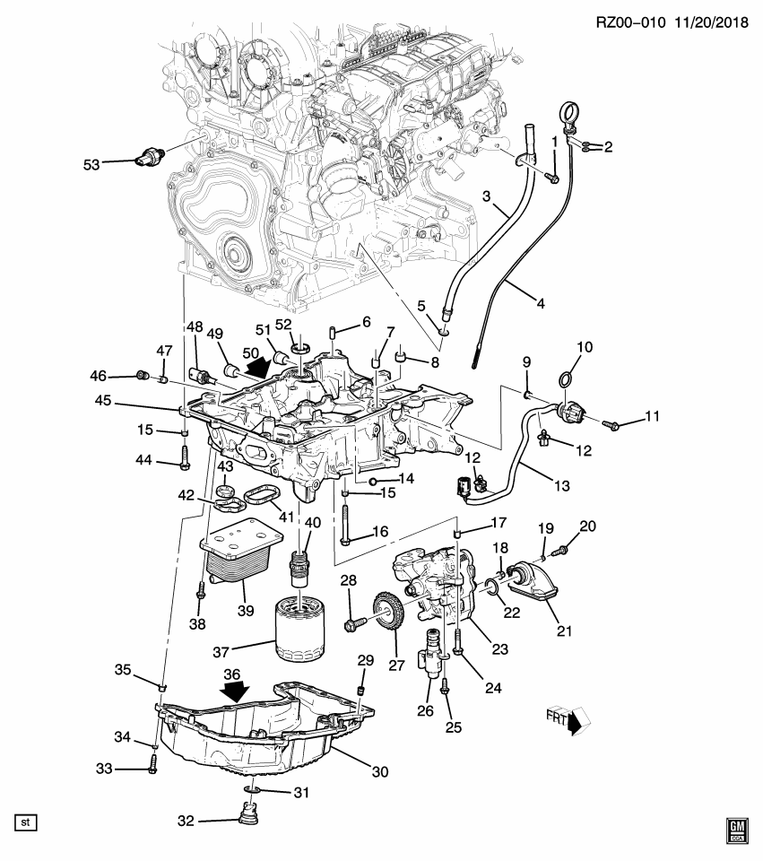 GM 12674178 Seal, Engine Oil Cooler