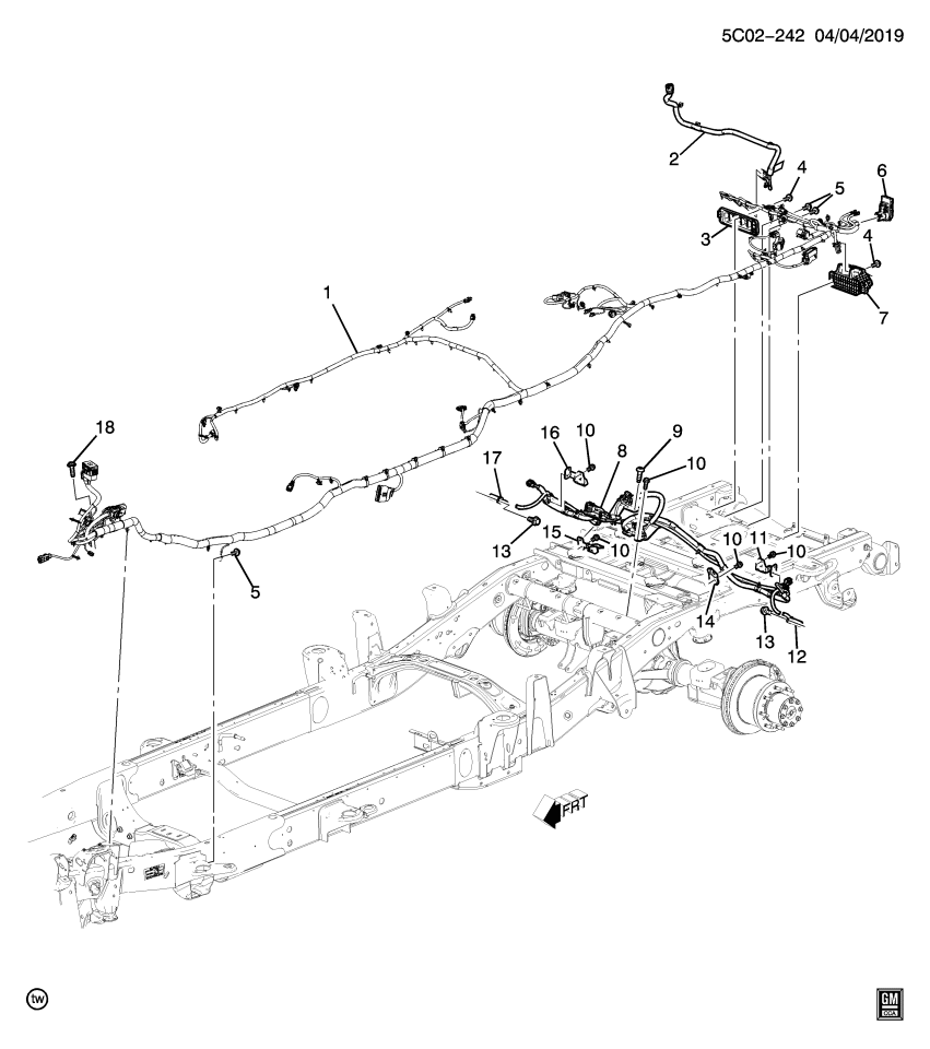 GM 85590267 Harness, Chassis Wiring
