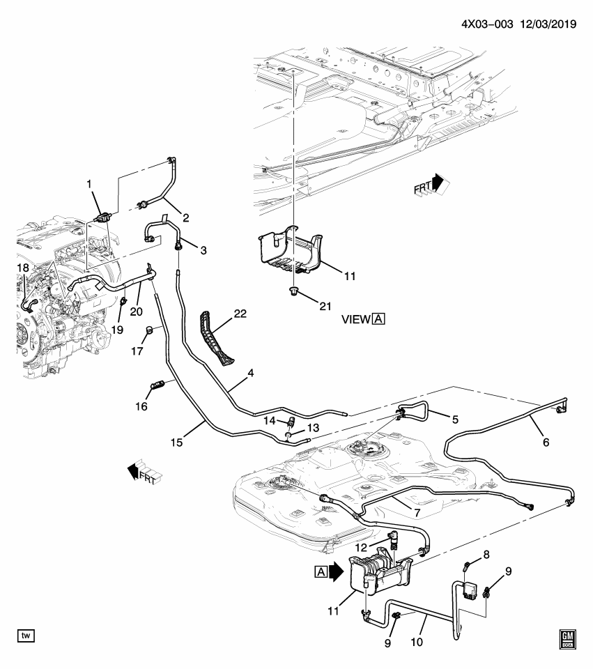 GM 23343994 Pipe, Fuel Line