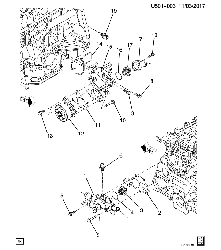 GM 19317441 Sensor, Engine Oil Pressure/Temperature