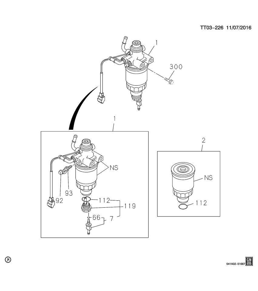 GM 97740401 Gasket, Engine Fuel Filter