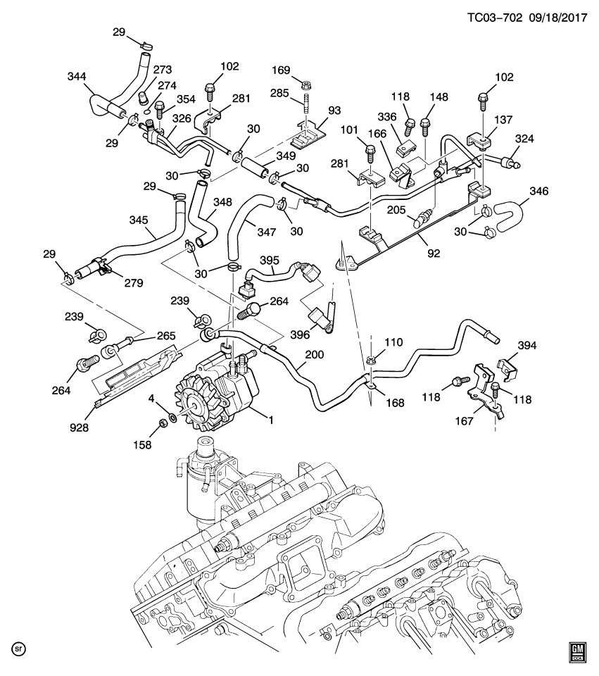 GM 97312388 Retainer, Fuel Line