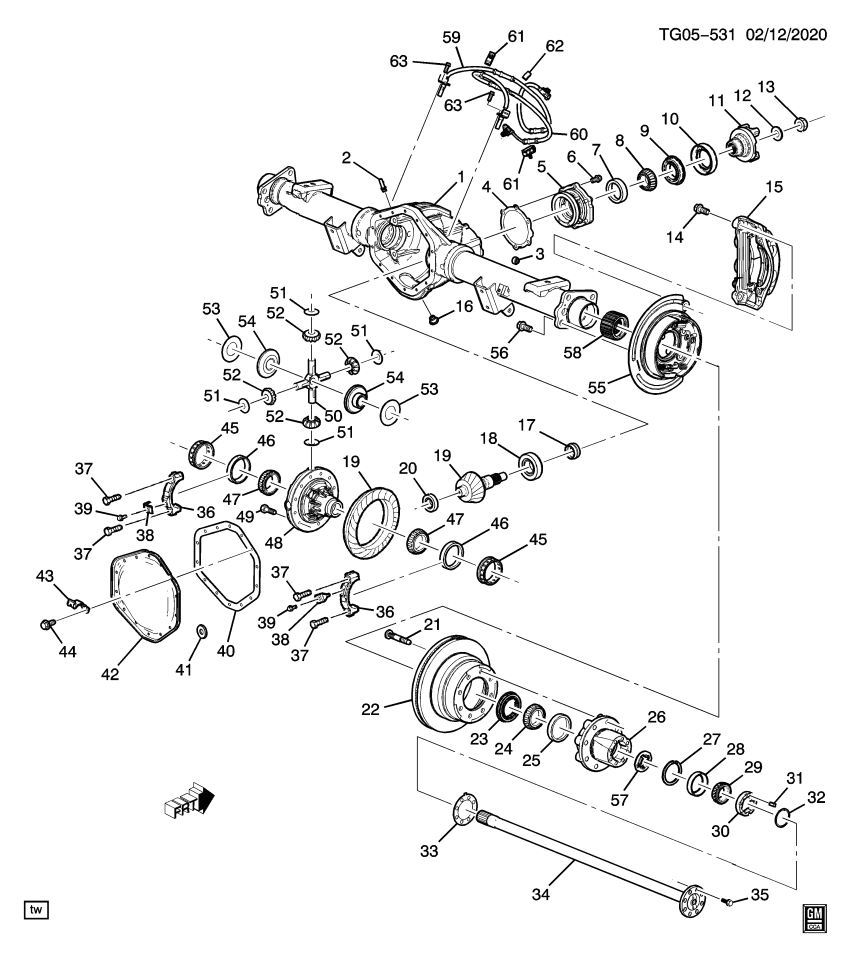 GM 85550100 Yoke, Propeller Shaft Pinion