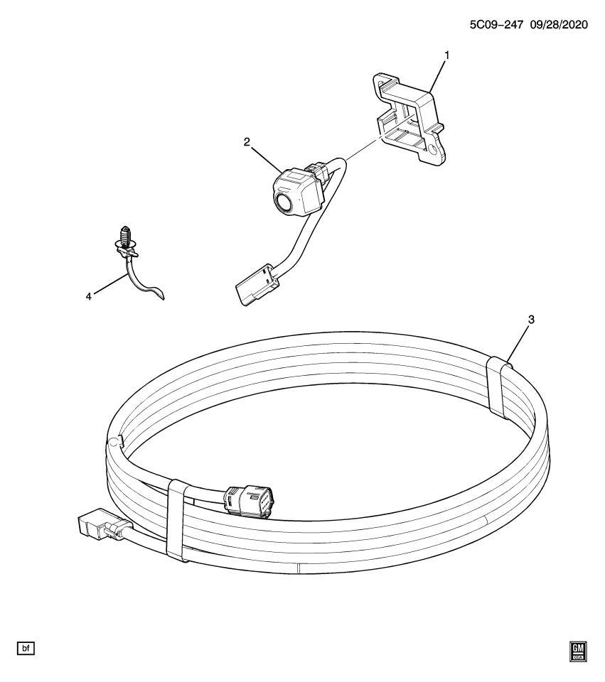 GM 13176314 Clip, Chassis/Engine Wiring Harness