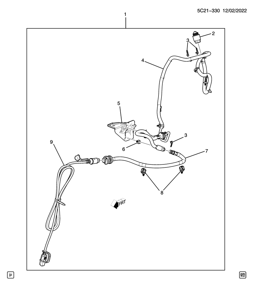 GM 85157535 Harness, Vehicle Security & Safety