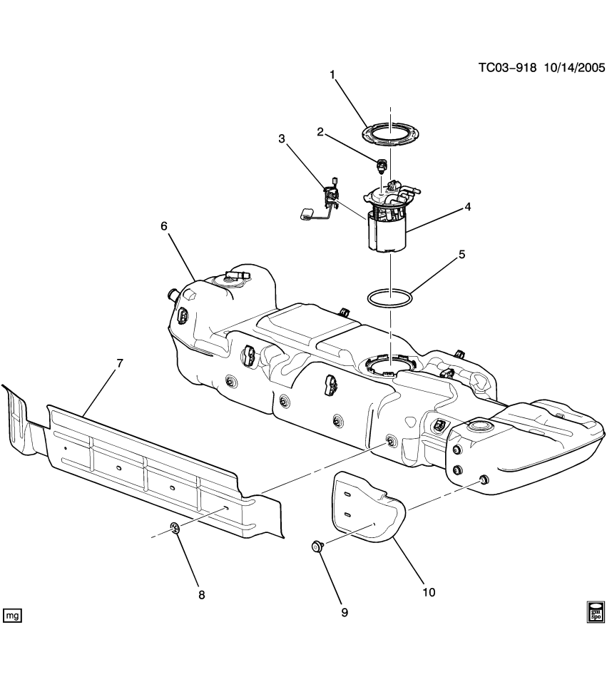 GM 19208960 Module Kit, Fuel Tank Meter/Pump