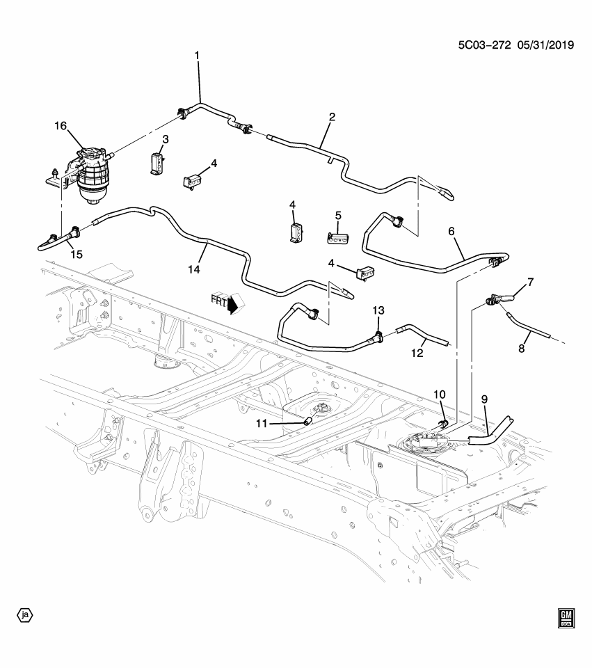 GM 85565314 Hose, Fuel Line